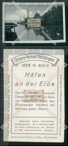 Heimat Kehdingen Der Hafen von Krautsand Drochtersen an der Elbe 