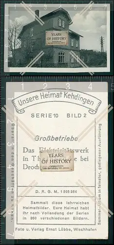 Heimat Kehdingen Großbetriebe Das Elektrizitätswerk in Theißbrücke bei Droc