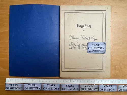 Handschriftliches Tagebuch Rezeptbuch 1937 über erfrischende Cocktails Getränke