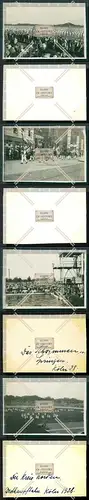 Orig. Foto  4x Turnfest Köln Müngersdorf Stadion 1928 Fahnenschmuck uvm. In d