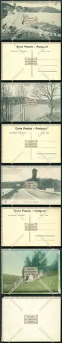 Orig. AK und 1x Foto 3x 1.Weltkrieg WK Gileppe-Talsperre Belgien Limbourger Goe