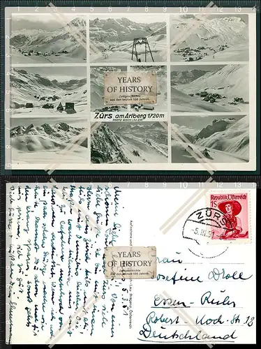 Orig. Foto AK Mehrbild Arlberg Zürs Lech St Anton St. Christoph Stuben