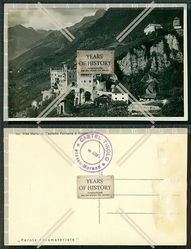 Orig. Foto AK Meran Italien Castello di Tirolo Südtirol Bozen 1943