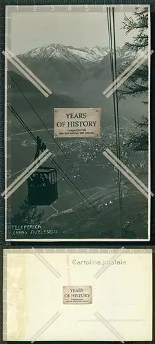 Orig. Foto AK Meran Merano Seilbahn Station Italien Trentino Südtirol Bozen 19