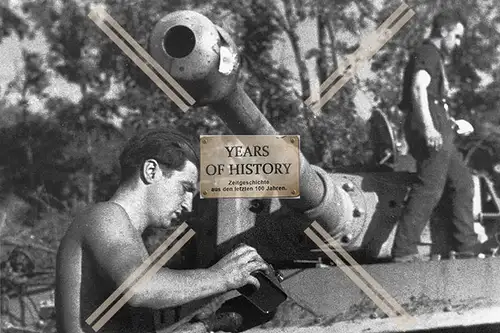 Repro Foto Panzer Tank Geschützrohr