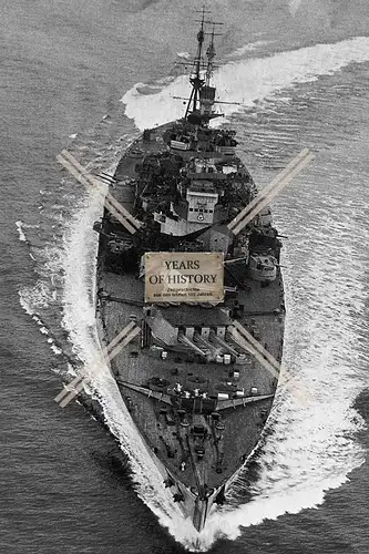 Repro Foto Kriegsschiff Panzerschiff Kreuzer