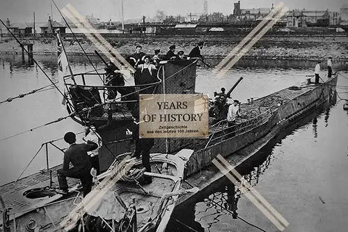 Repro Foto U-Boot Unterseeboot 