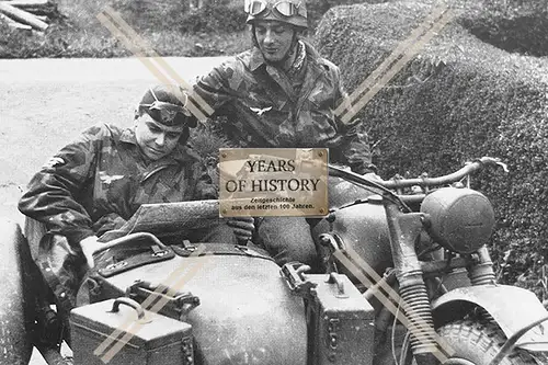 Repro Fotos Motorrad Krad Luftwaffe