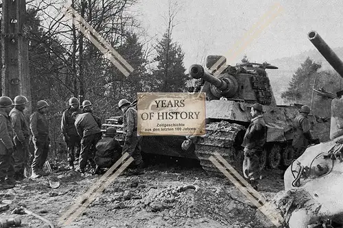 Repro Foto US Panzer Tank
