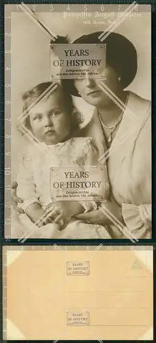 Orig. AK Prinzessin August Wilhelm mit ihrem Sohn