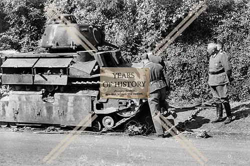 Repro Foto Panzer Tank Belgien Frankreich