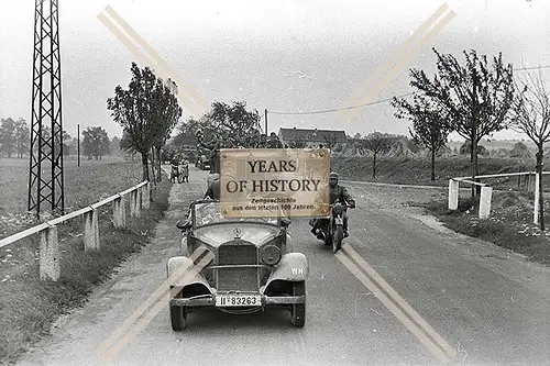 Repro Foto Fahrzeuge Straßenansicht Heimkehr in die Garnison