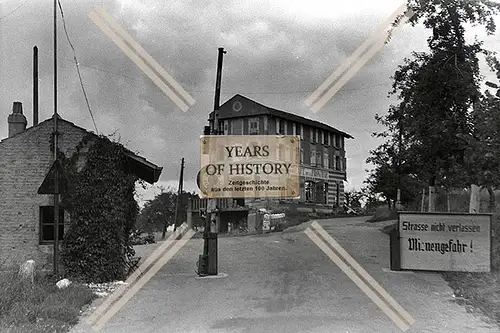 Repro Foto Grenze Schlagbaum Belgien Frankreich Holland Niederlande