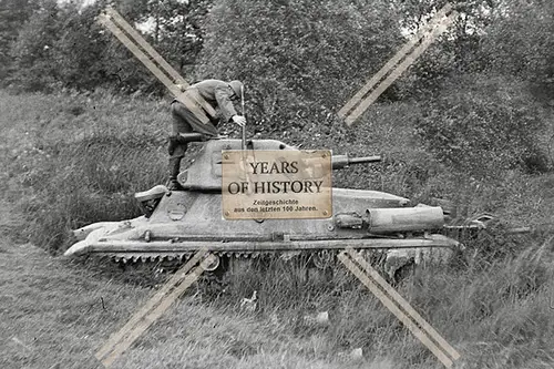 Repro Foto Panzer Tank Belgien Frankreich