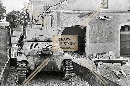 Repro Foto Panzer Tank Belgien Frankreich