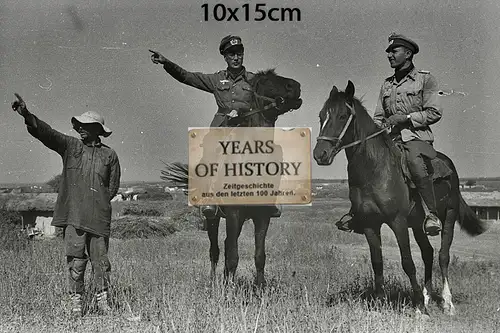 Repro Foto no Original 10x15cm Soldaten auf Pferd Kosaken Don Kuban Terek Kaukas