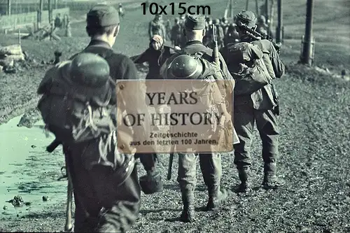 Repro Farb Foto no Original Soldaten Vormarsch Sperren Don Kuban Terek Kaukasus 