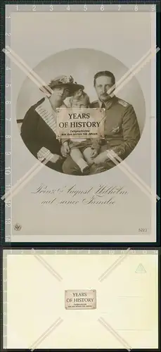 Orig. AK Prinz August Wilhelm von Preußen mit seiner Familie