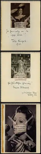 Orig. Foto Doppelautogramm Autogramme Autographen 1938/39 Schauspielhaus Hamburg