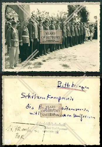 Orig. Foto AK Hagen Bad Pyrmont Schützenfest Schützenverein Hagen