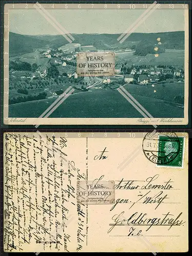 Orig. AK Volmetal mit Dorfbrücke und Winkelhausen 1930 gelaufen