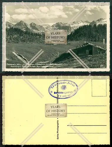 Orig. Foto AK Berchtesgaden Gotzenalm Teufelshörnern Hochkönig Alpe 1939