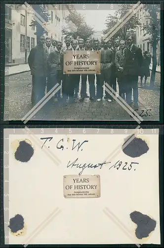 Foto Wittenberg Elbe Lutherstadt Sachsen-Anhalt Jungs Student T.G.W. 1922