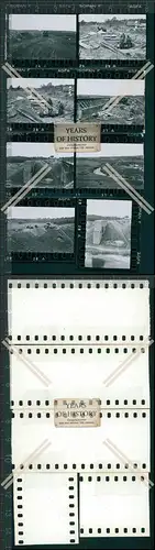Orig. Foto 8x Soldaten Pioniere Brückenbau und vieles mehr Kontaktabzüge