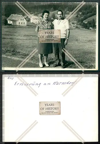 Orig. Foto Wahnsdorf ca. 1948 Dorf Ansicht Tschechien Sachsen Polen wo?