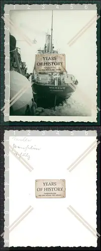 Orig. Foto  Boot Mercur im Eis 1940