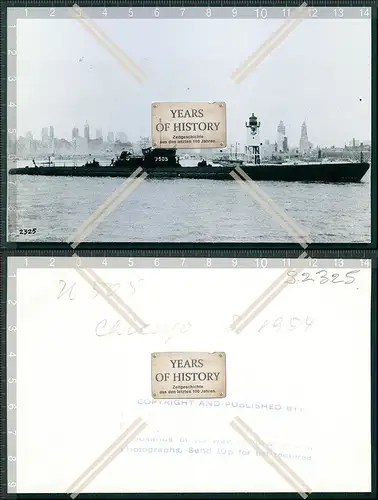 Foto AK Deutsche Kriegsmarine Unterseeboot U-Boot U 505 in Chicago USA 