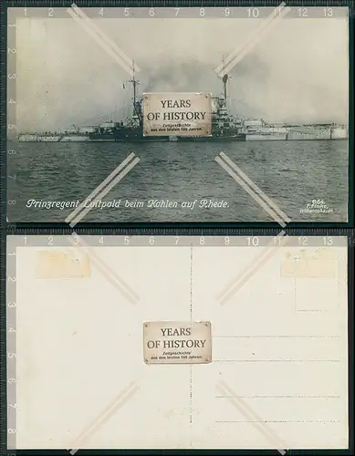 Foto AK 1.WK S.M.S. Prinzregent Luitpold Linienschiff SMS Kaiserlichen Marine