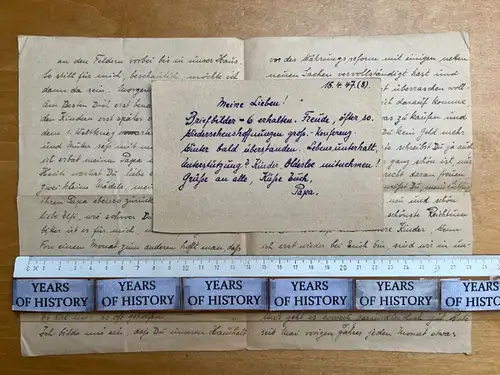 Gefangenenpost DRK Brief POW UDSSR Moskau n. Itzstedt Oldesloe Fam Zuchowski B23