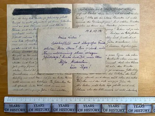 Gefangenenpost DRK Brief POW UDSSR Moskau n. Itzstedt Oldesloe Fam Zuchowski B15