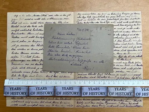 Gefangenenpost DRK Brief POW UDSSR Moskau n. Itzstedt Oldesloe Fam Zuchowski B13