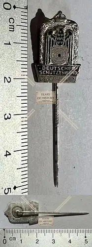 Schützen Nadeln Walsrode Kleinkaliber Nadel Silber um 1960 DSB Deutscher Schü