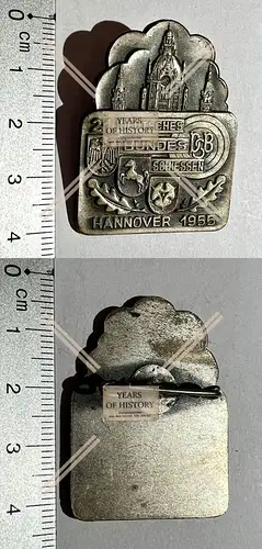 Schützen Nadeln 21. Deutsches Bundes Schießen Hannover 1955 Nadel Deutscher S