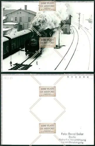Orig.  altes DDR Pressefoto 24x18cm Lokomotive 50 1002-0 Zug Bahn Bahnhof