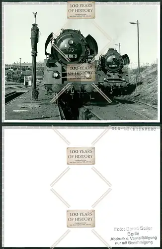 Orig.  altes DDR Pressefoto 24x18cm Lokomotive 01 01511-3 03 2155-4 Zug Bahn Bah