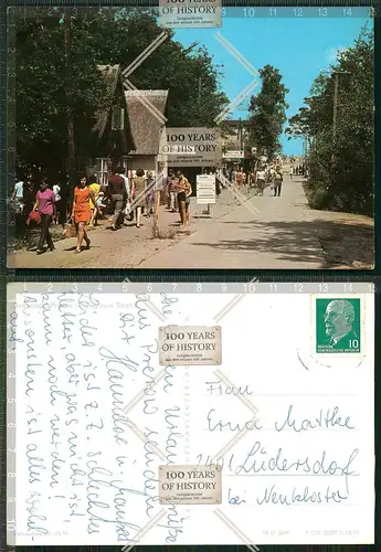 Orig. Foto AK Prerow Ostsee Born a. Darß Weg zum Strand