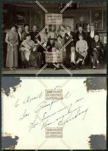 Orig. Foto 20x14cm Der Großfürst 1917 Erinnerung ... Widmung OU