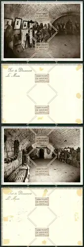Orig. Foto 18x13cm Fort Douaumont Bunker Shelter Le Musee Frankreich