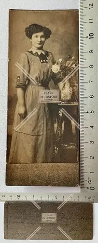 CDV Foto Junge Dame Berlin Steglitz