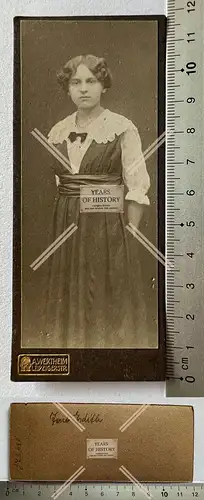 CDV Foto Junge Dame Tante Edith um 1900