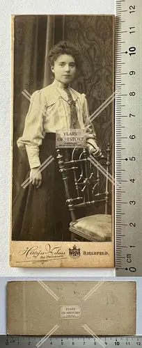 CDV Foto Hübsche junge Dame Bielefeld um 1905