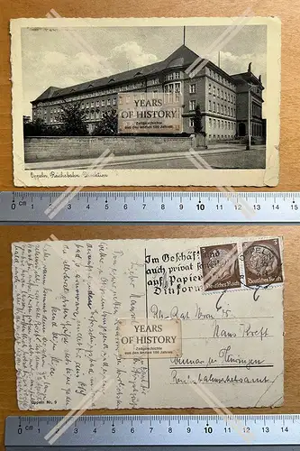 AK Opole Oppeln Schlesien Reichsbahn Direktion 1935 gel.