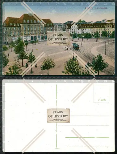 AK Kassel Königsplatz 1911 Straßenbahn Kleinbahn