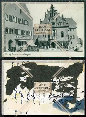AK Sulzbach Gasthof Gasthaus goldene Krone 1936 Taunus Hessen Karte beschädigt