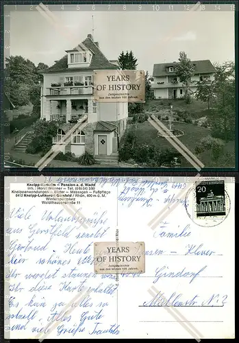 Foto AK Gersfeld Rhön Fulda Kneipp Kurheim Pension an der Wacht Inhaber Horst