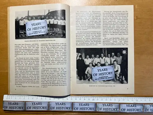 Festschrift zum 25 jährigen des Eisenbahner Sportvereins ESV Bielefeld 1926-1951